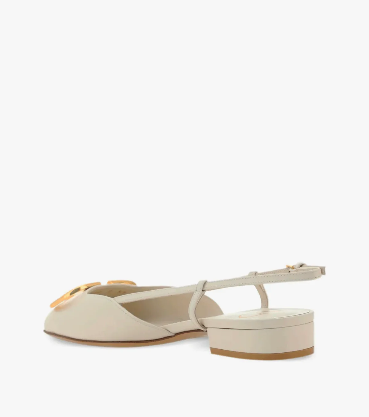 VLogo ballerina shoes