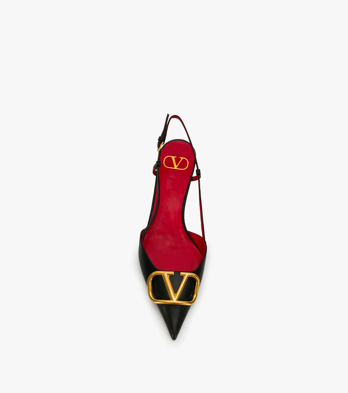 VLogo Signature 40mm slingback pumps