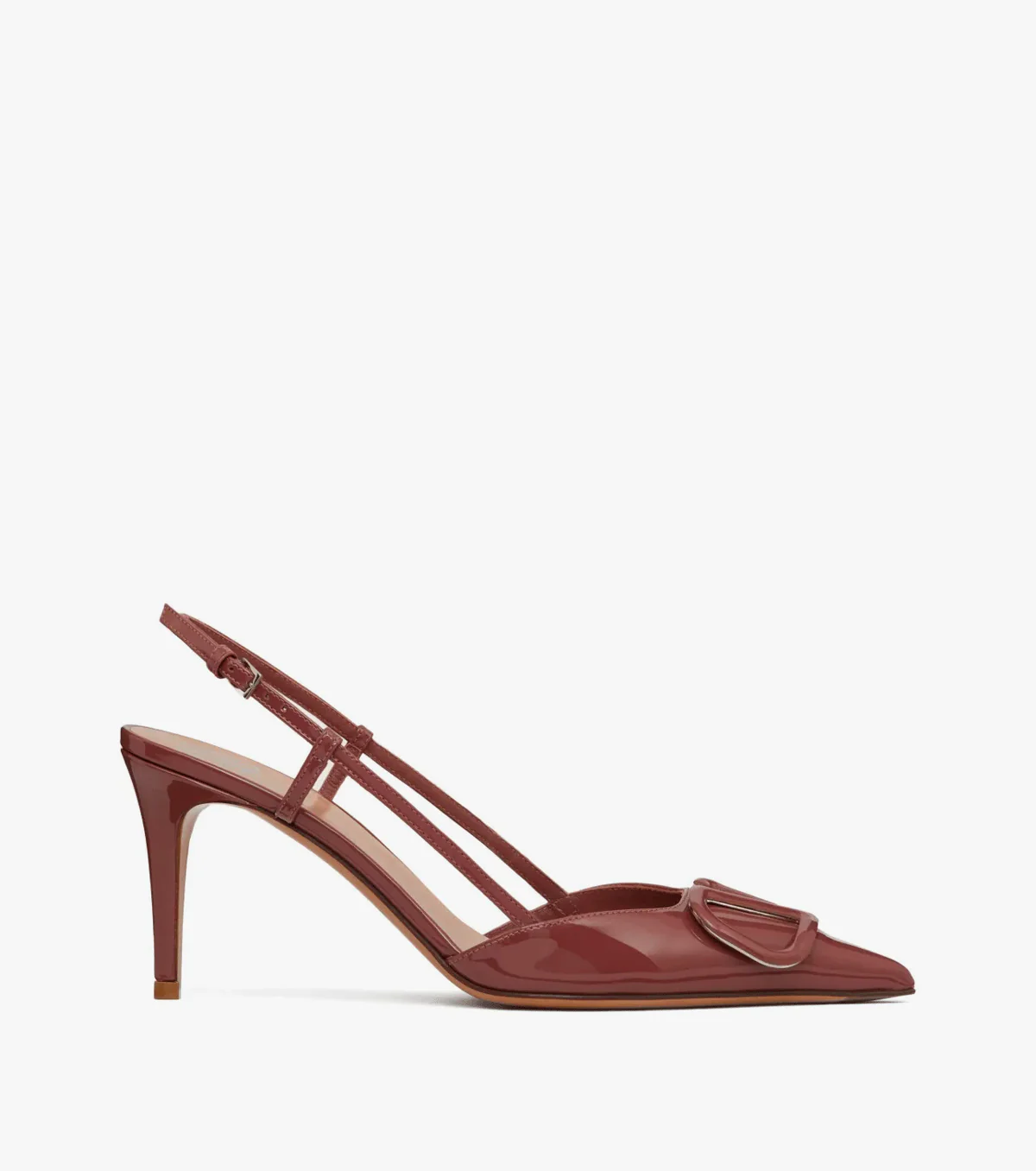 VLogo Signature 80mm slingback pumps