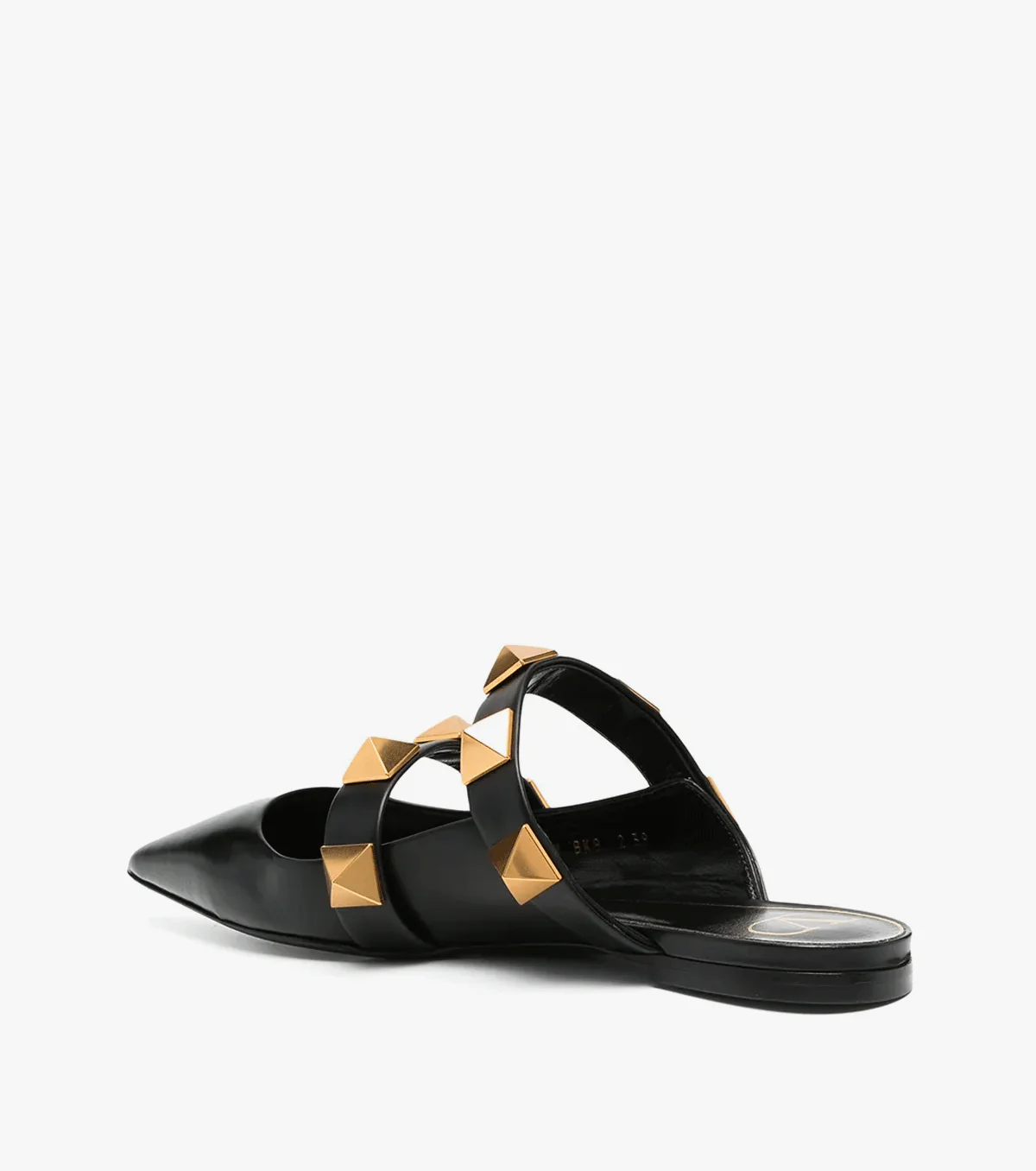 Roman Stud flat mules