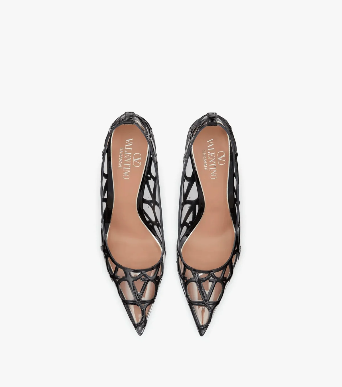 VLogo Signature transparent pumps