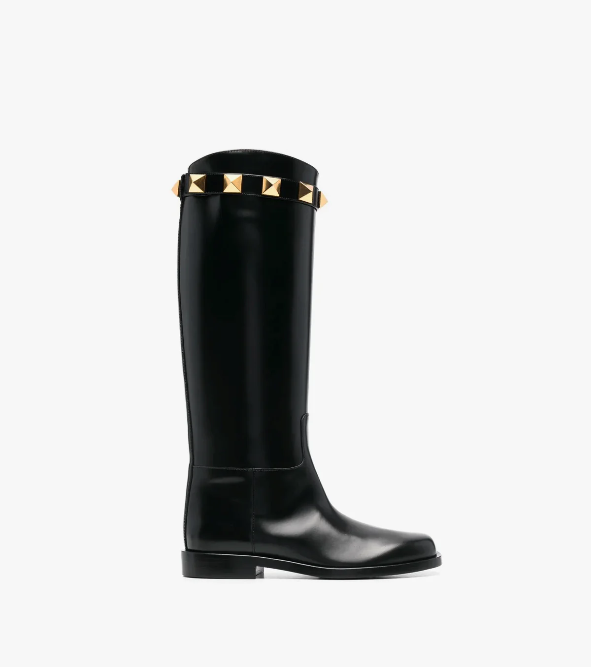 25mm Rockstud embellished knee-high boots