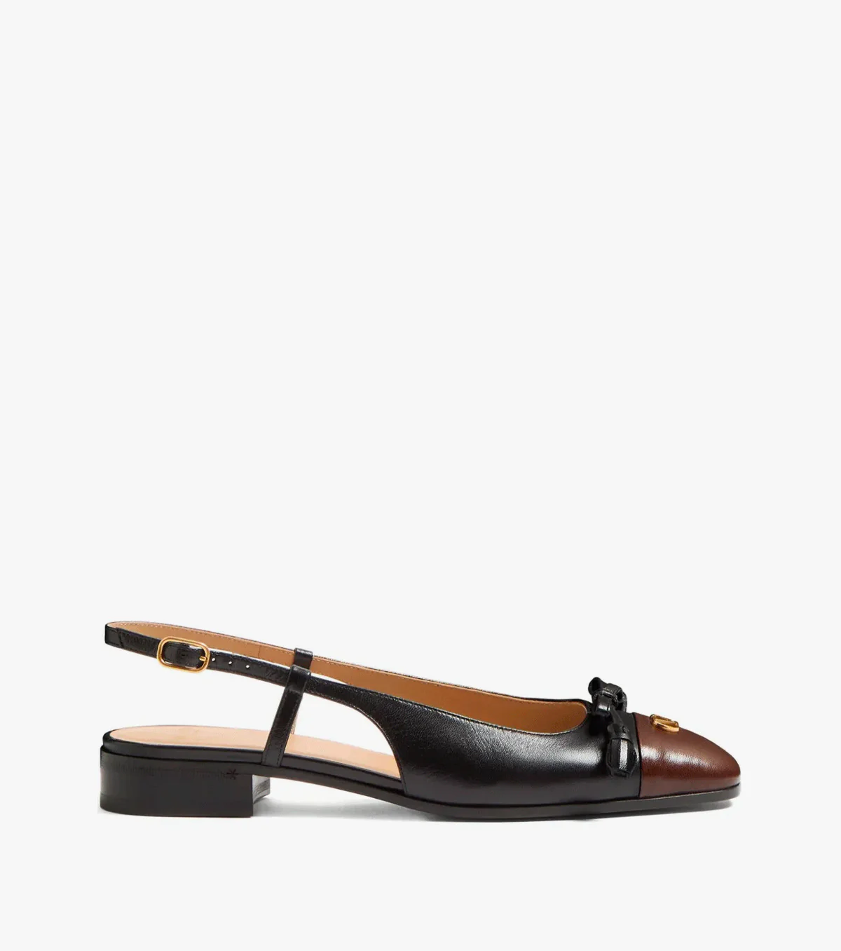 25mm Valet du Roi slingback ballet flats