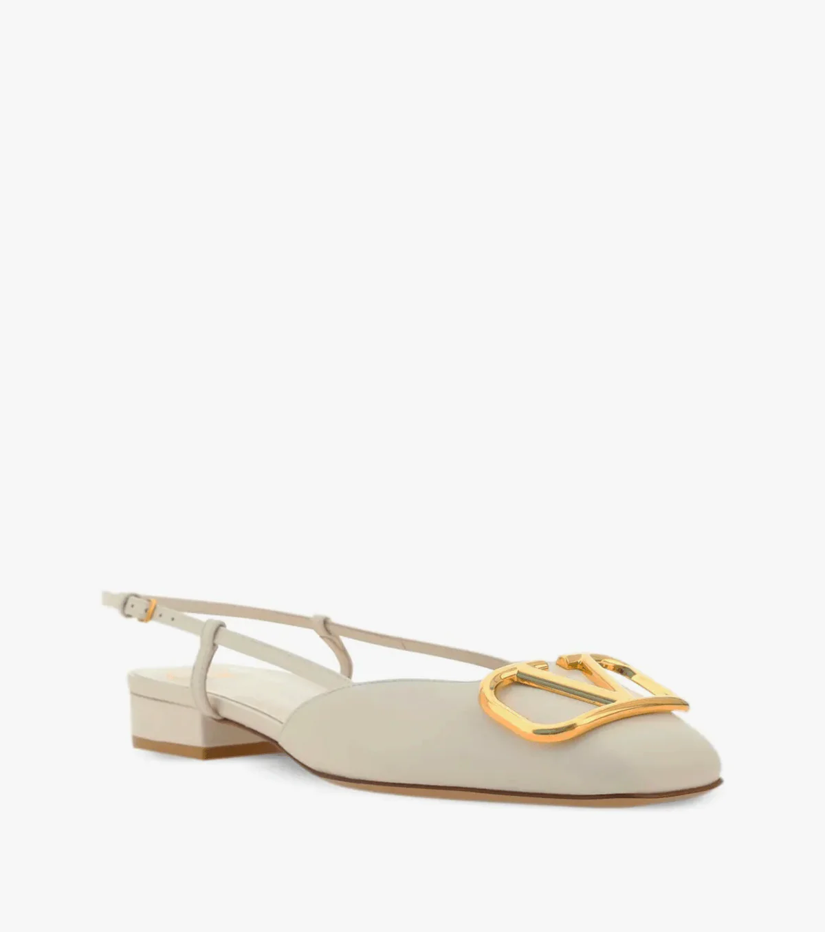 VLogo ballerina shoes