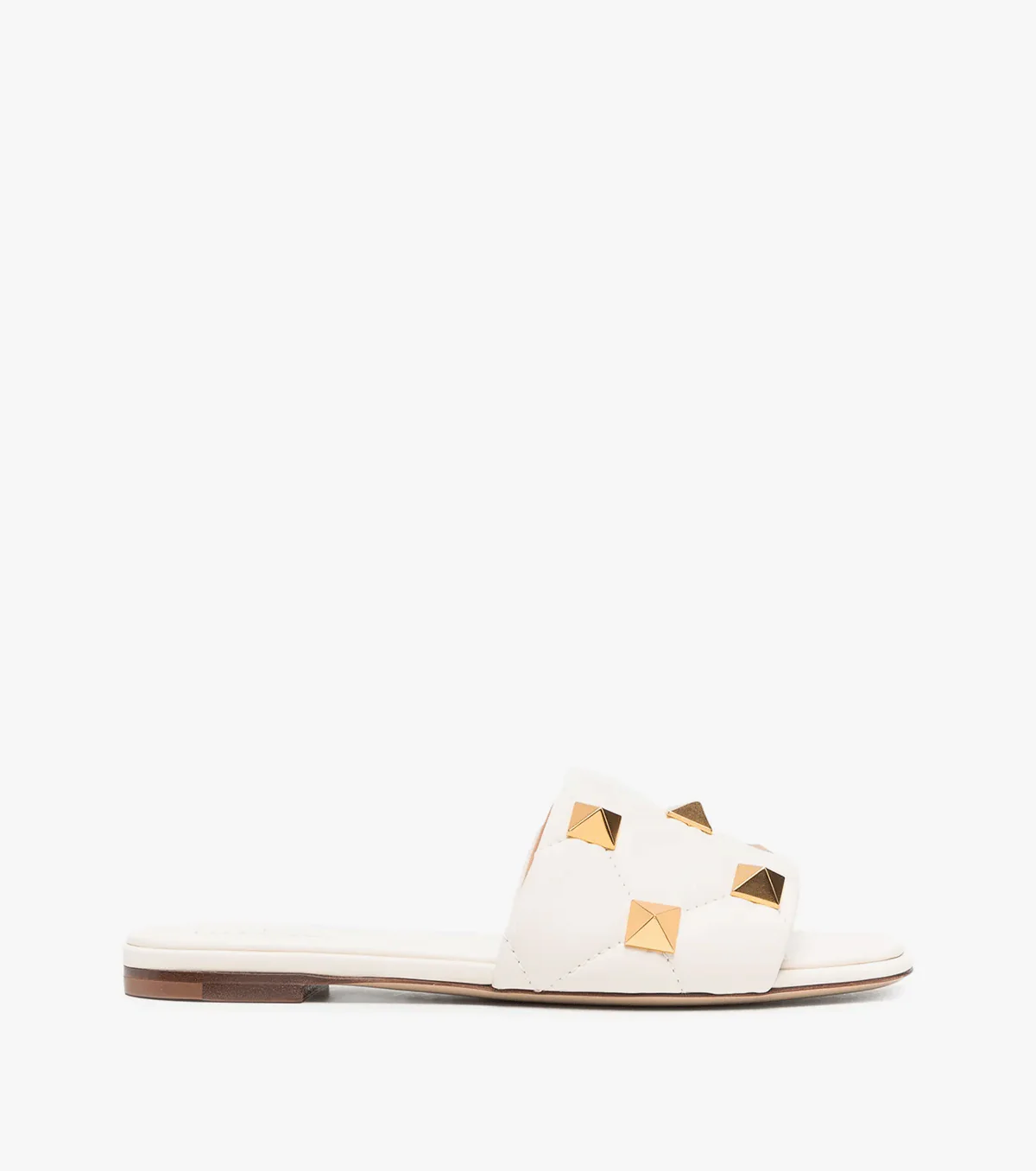 Roman Stud flat leather sandals