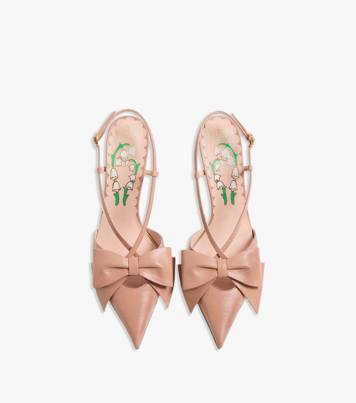 85mm Bowow leather pumps