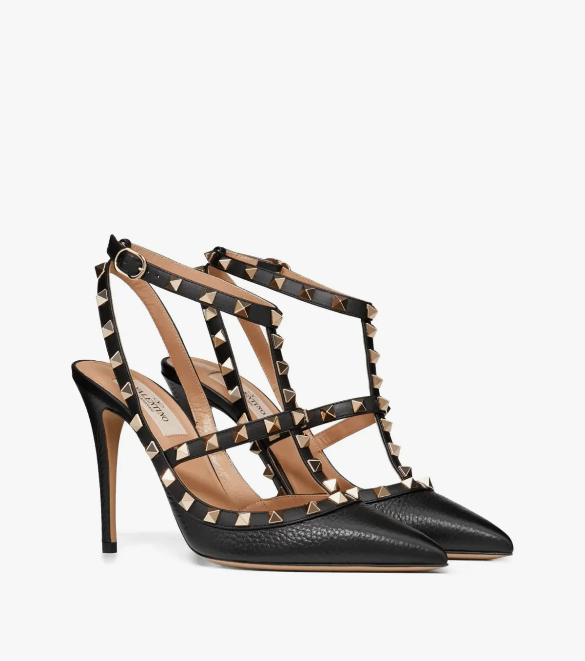 100mm Rockstud caged pumps