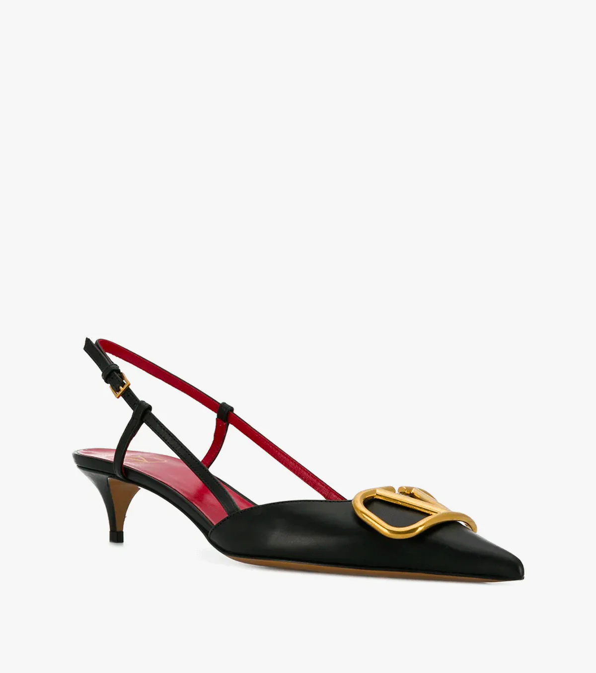 VLogo Signature 40mm slingback pumps