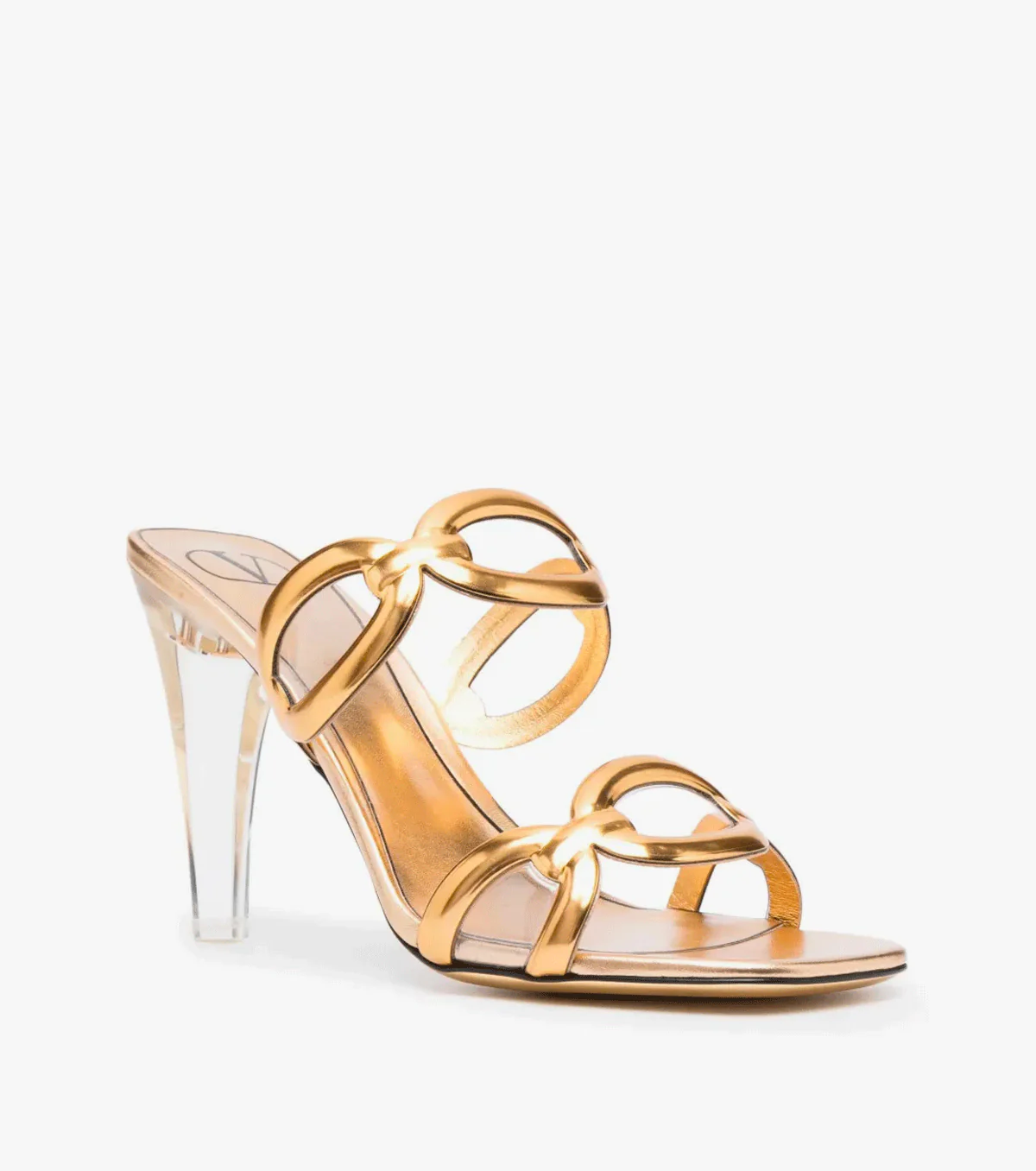 Chain 1967 110mm leather mules