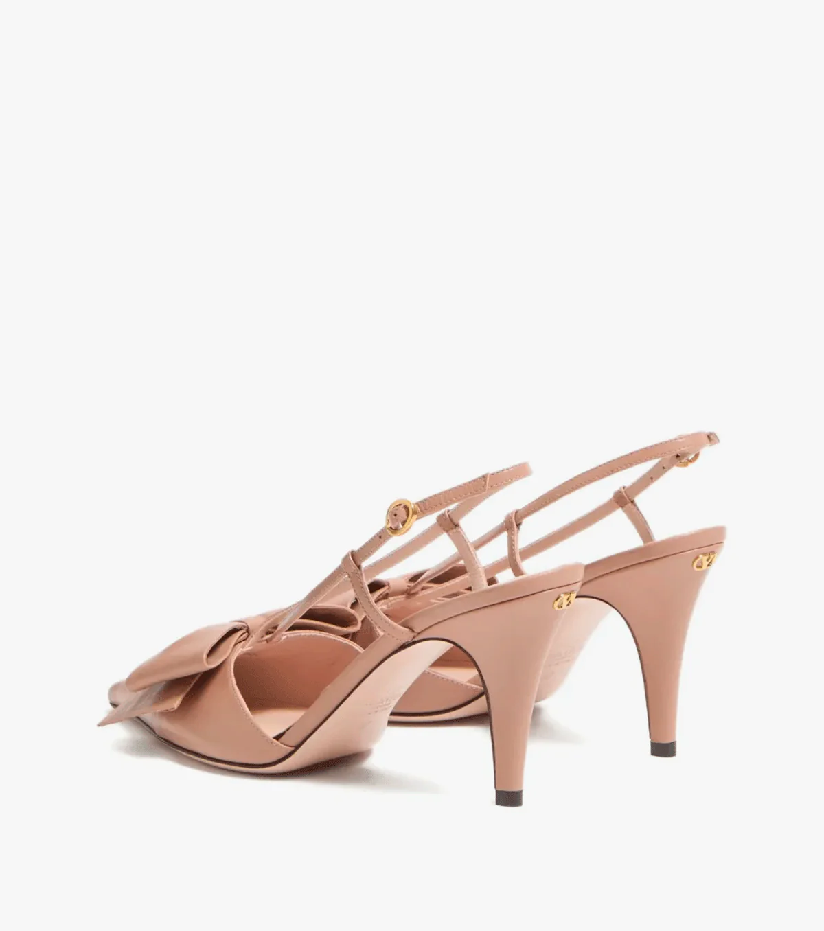 85mm Bowow leather pumps