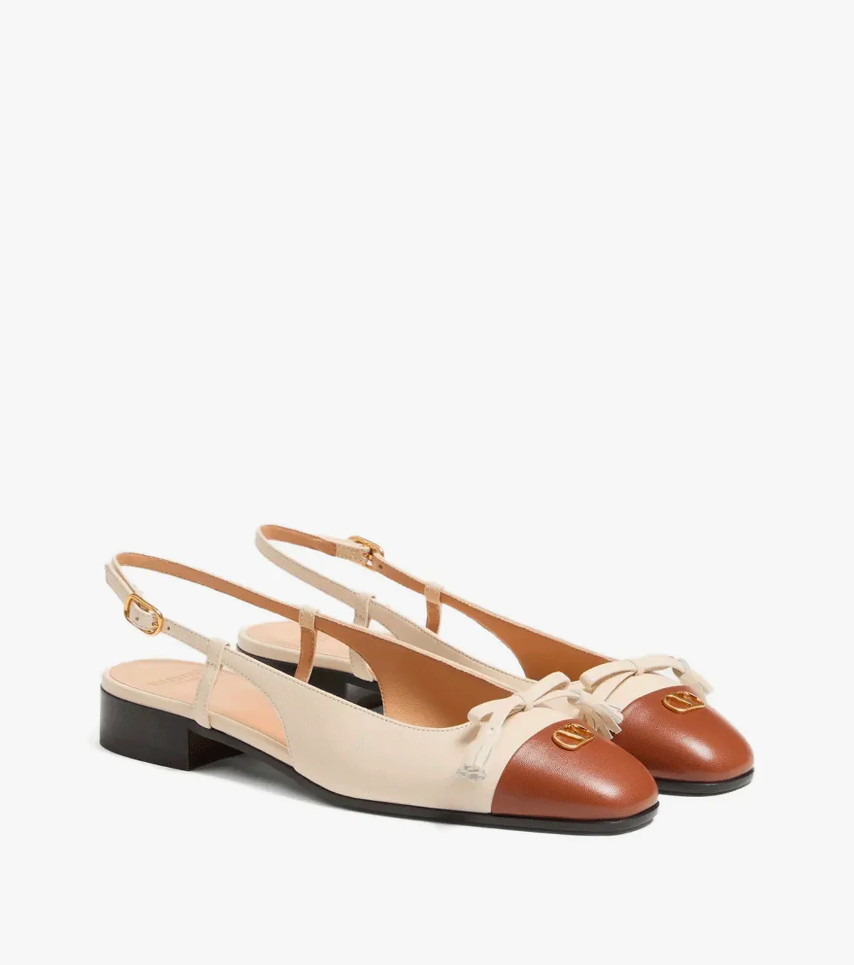 25mm Valet du Roi slingback ballet flats