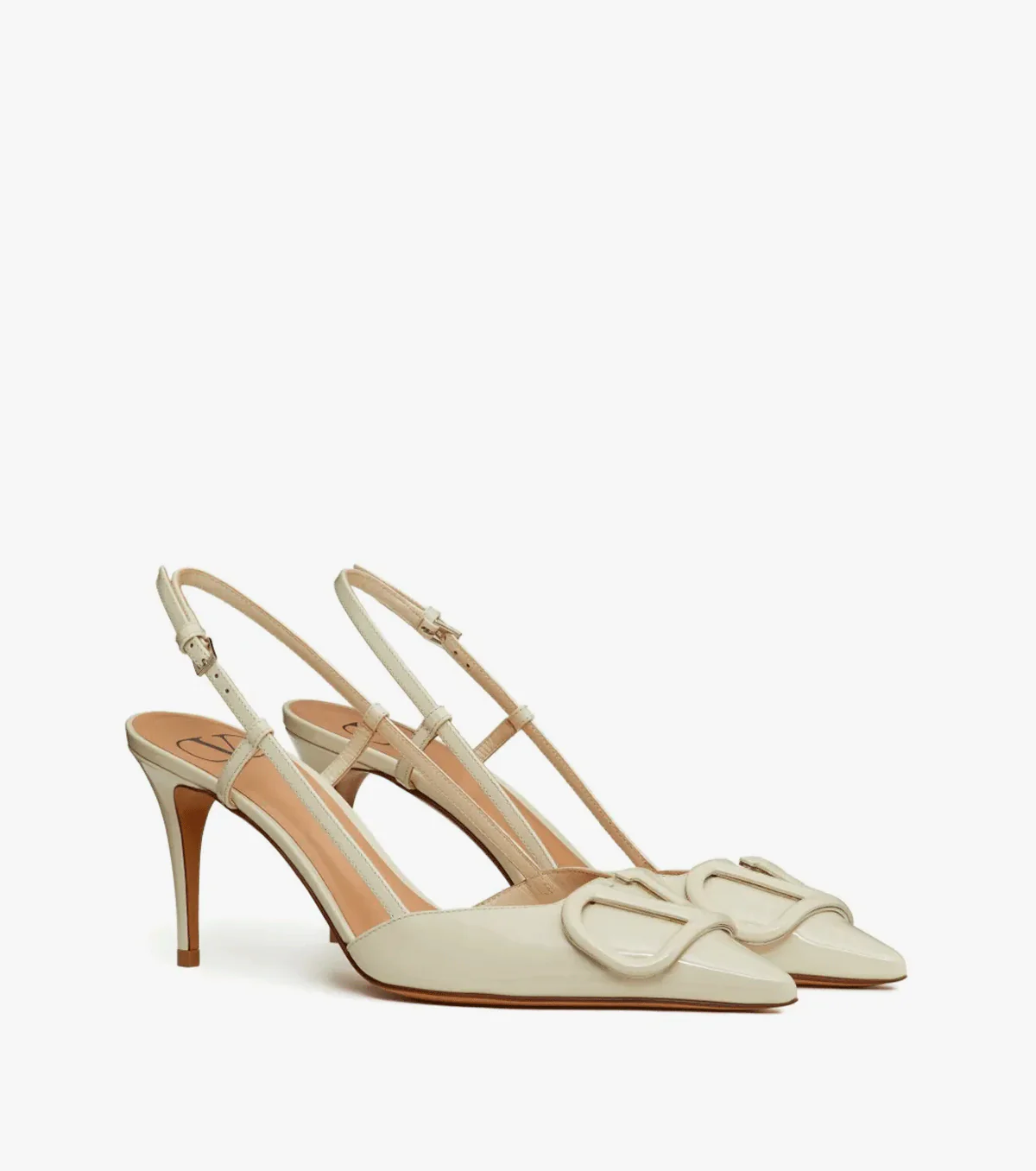 VLogo Signature slingback pumps