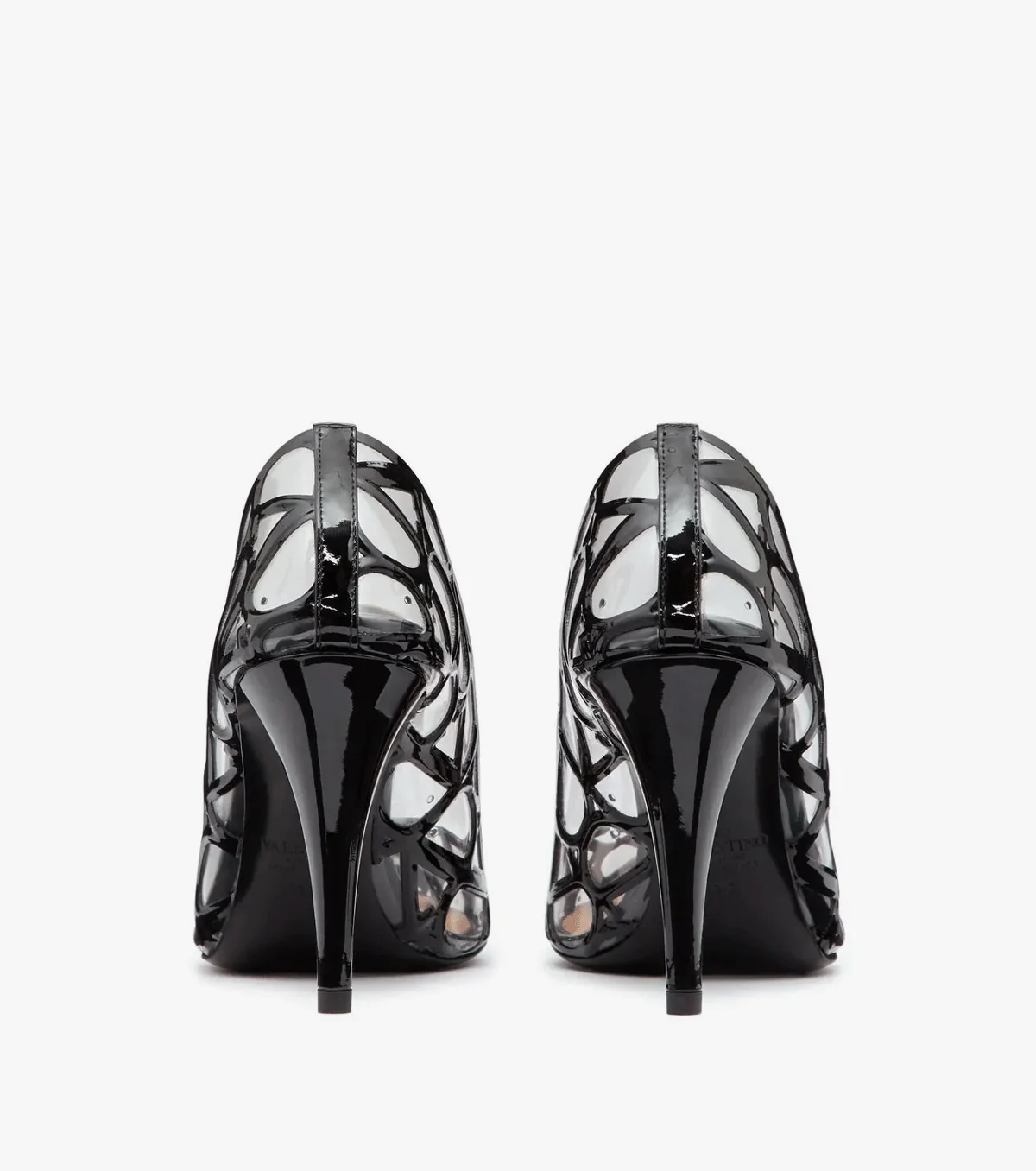 VLogo Signature transparent pumps