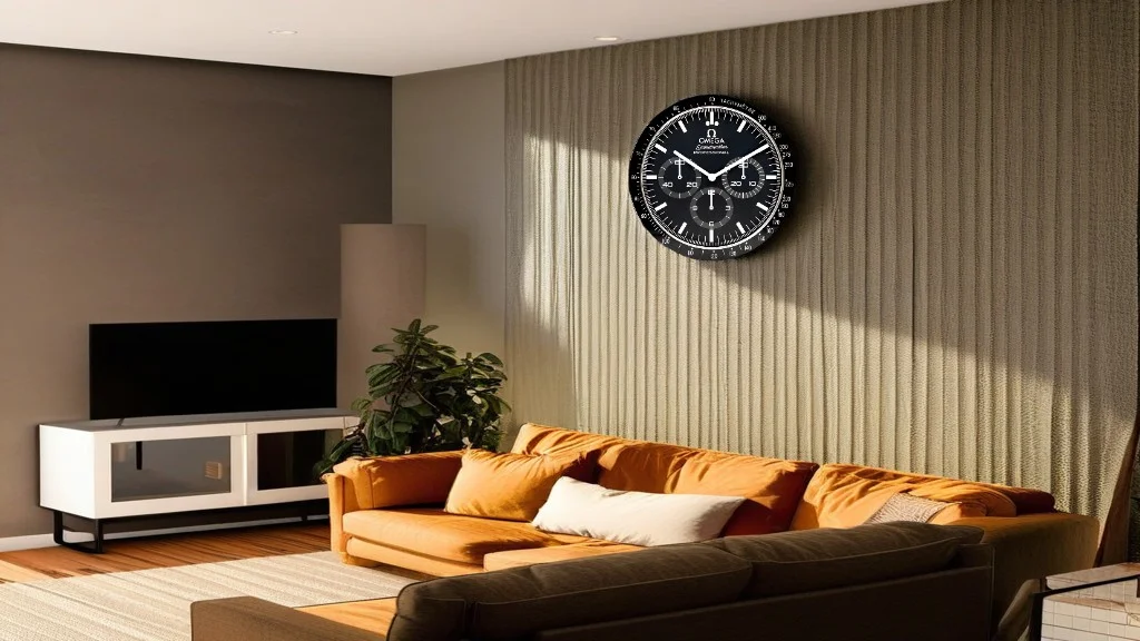 Omega Wall Clock