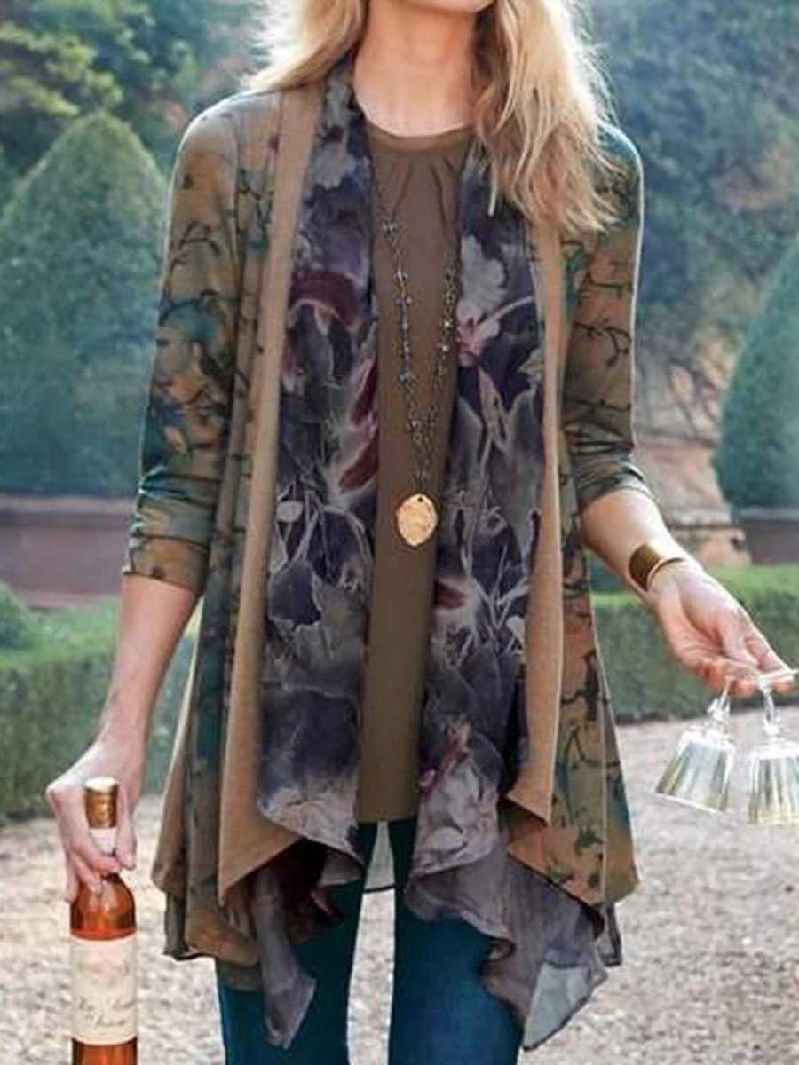 Casual Chiffon Long Sleeve Tops