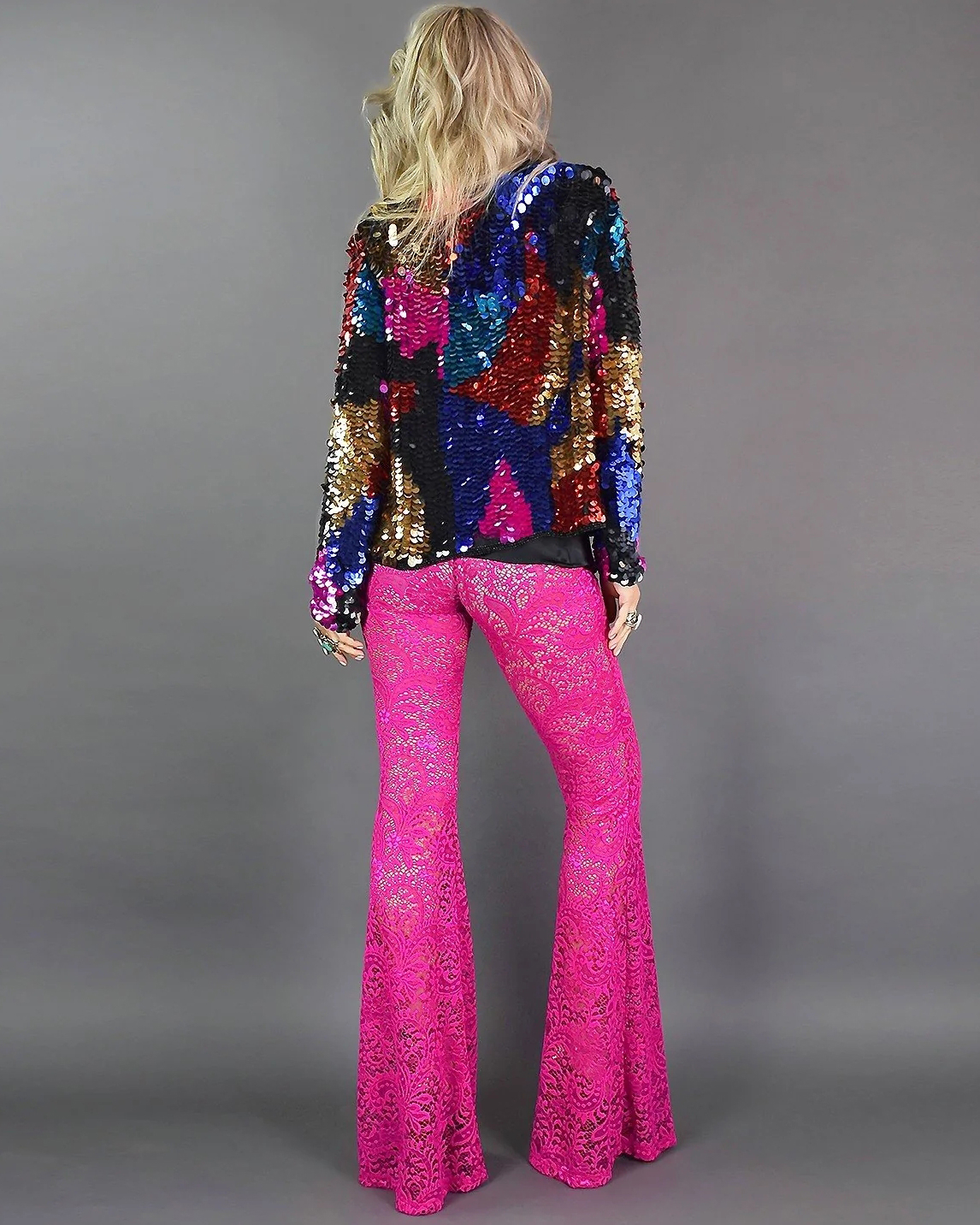 sequin rock jacket