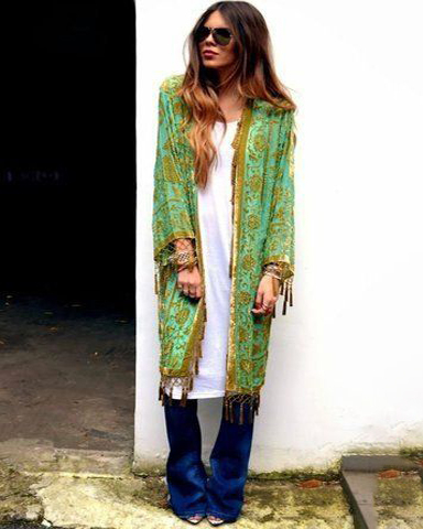 Velvet Cardigan Fringed Cardigan Top