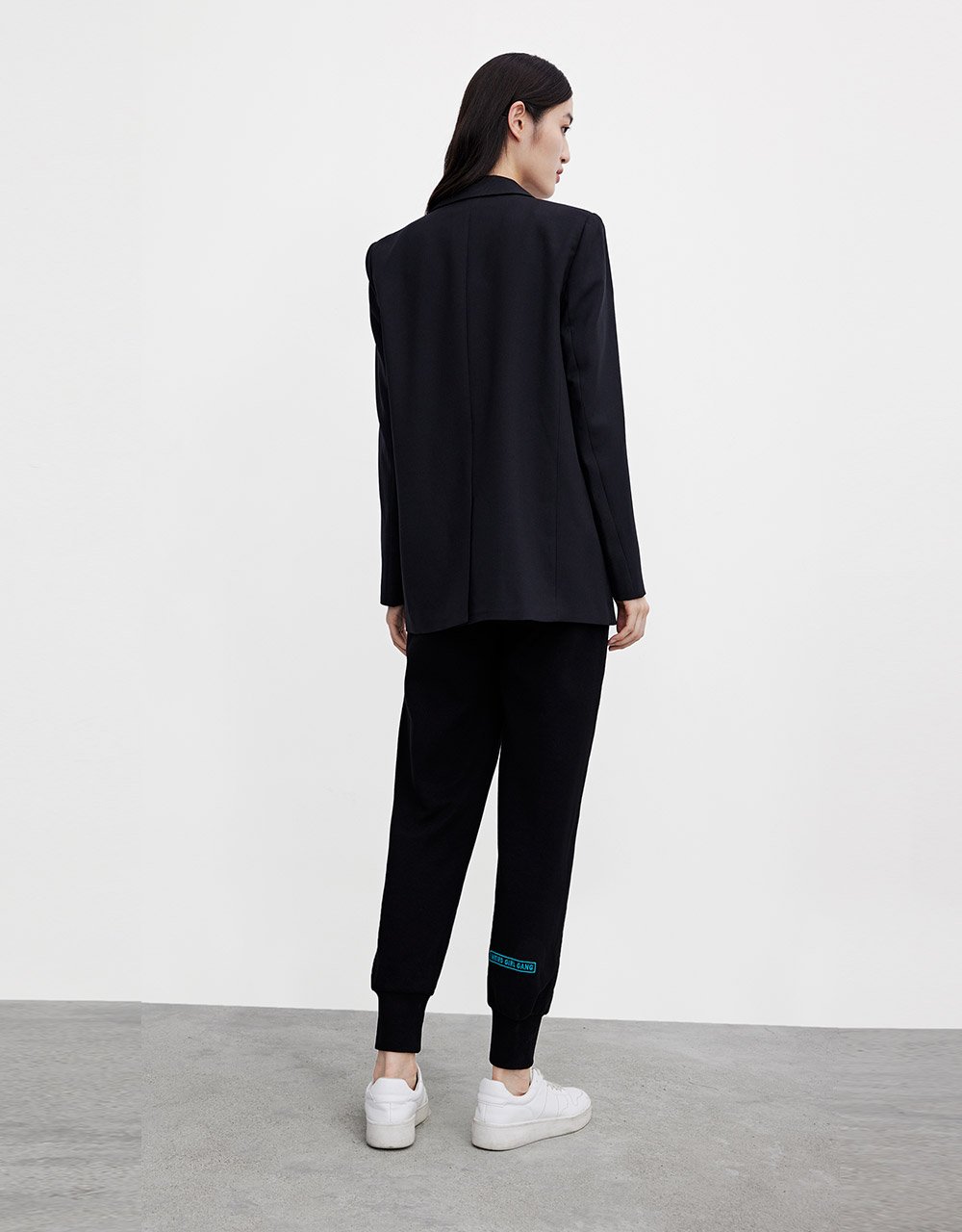 Peak Collar Double Breasted Blazer