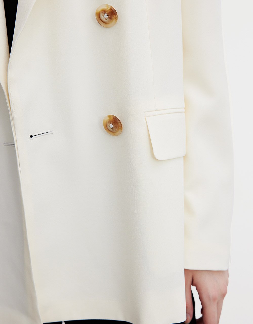 Peak Collar Double Breasted Blazer