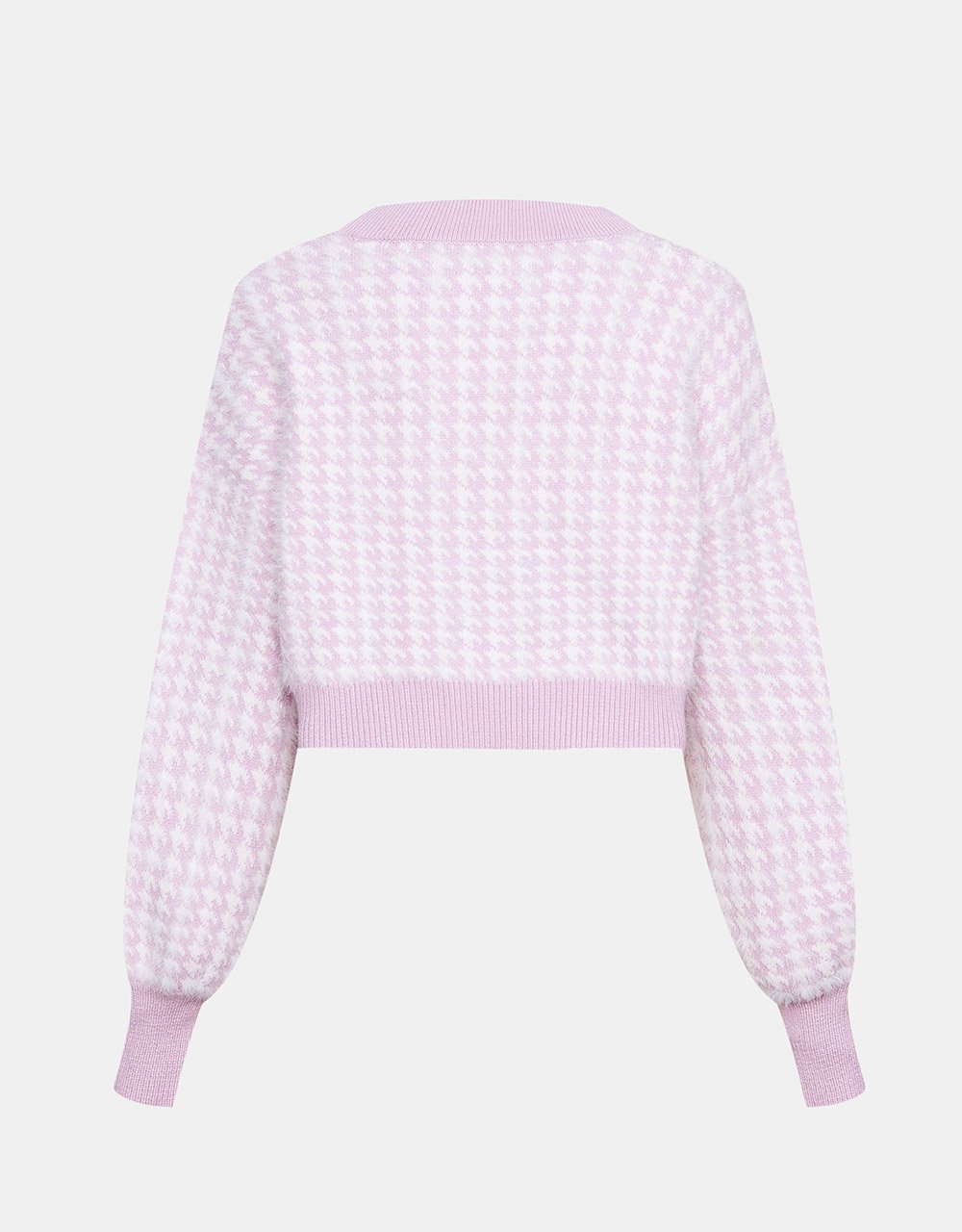 Contrast Trim Button Front Cardigan