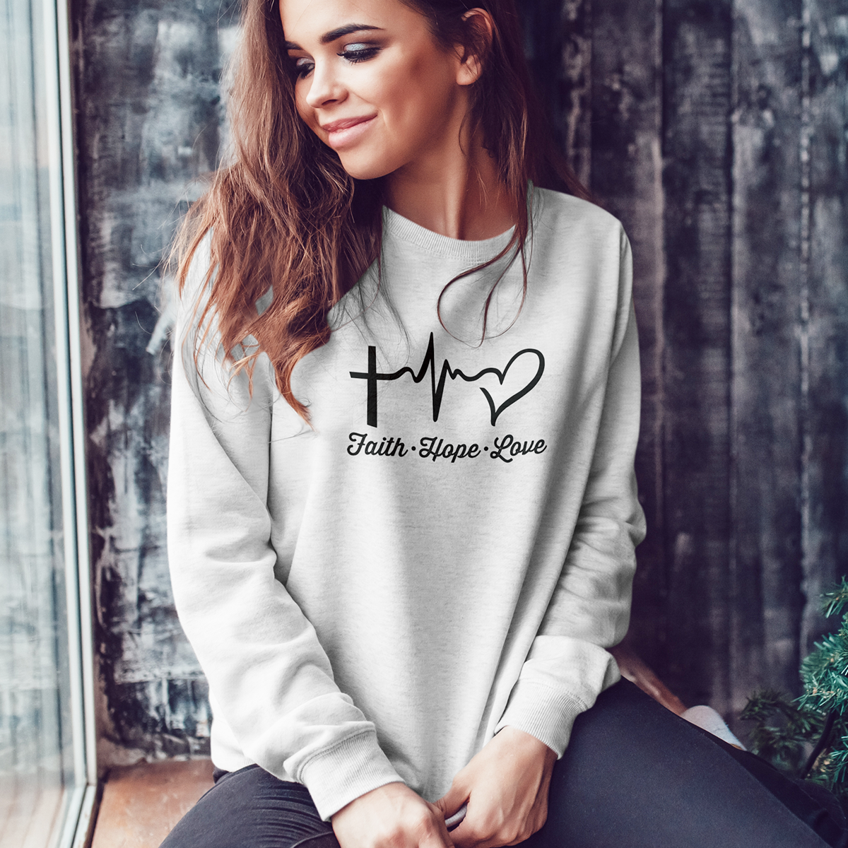 Faith Hope Love Sweatshirt