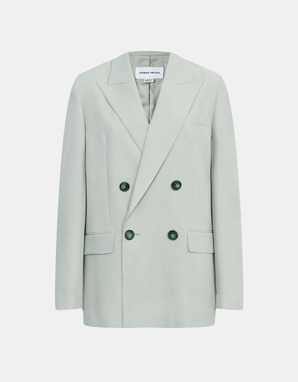 Peak Collar Double Breasted Blazer