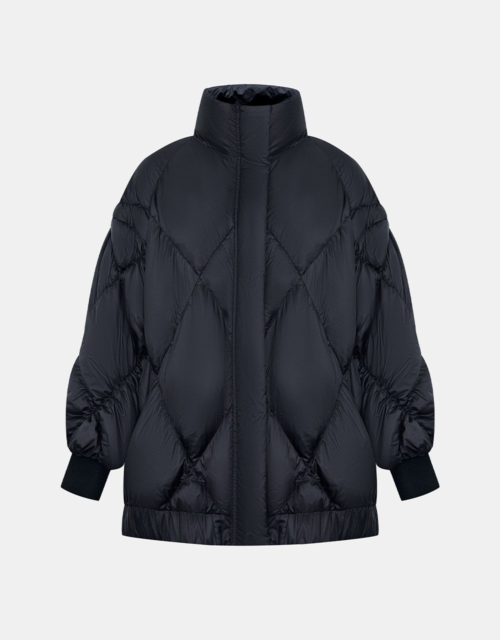 Zip Up Front Quilted Down Jacket (SELECT SIZES FOR PRE-ORDER)