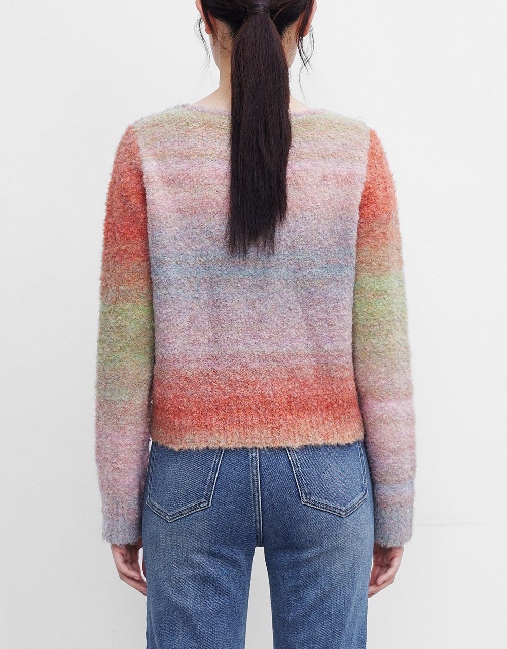 Ombre Button Up Cardigan