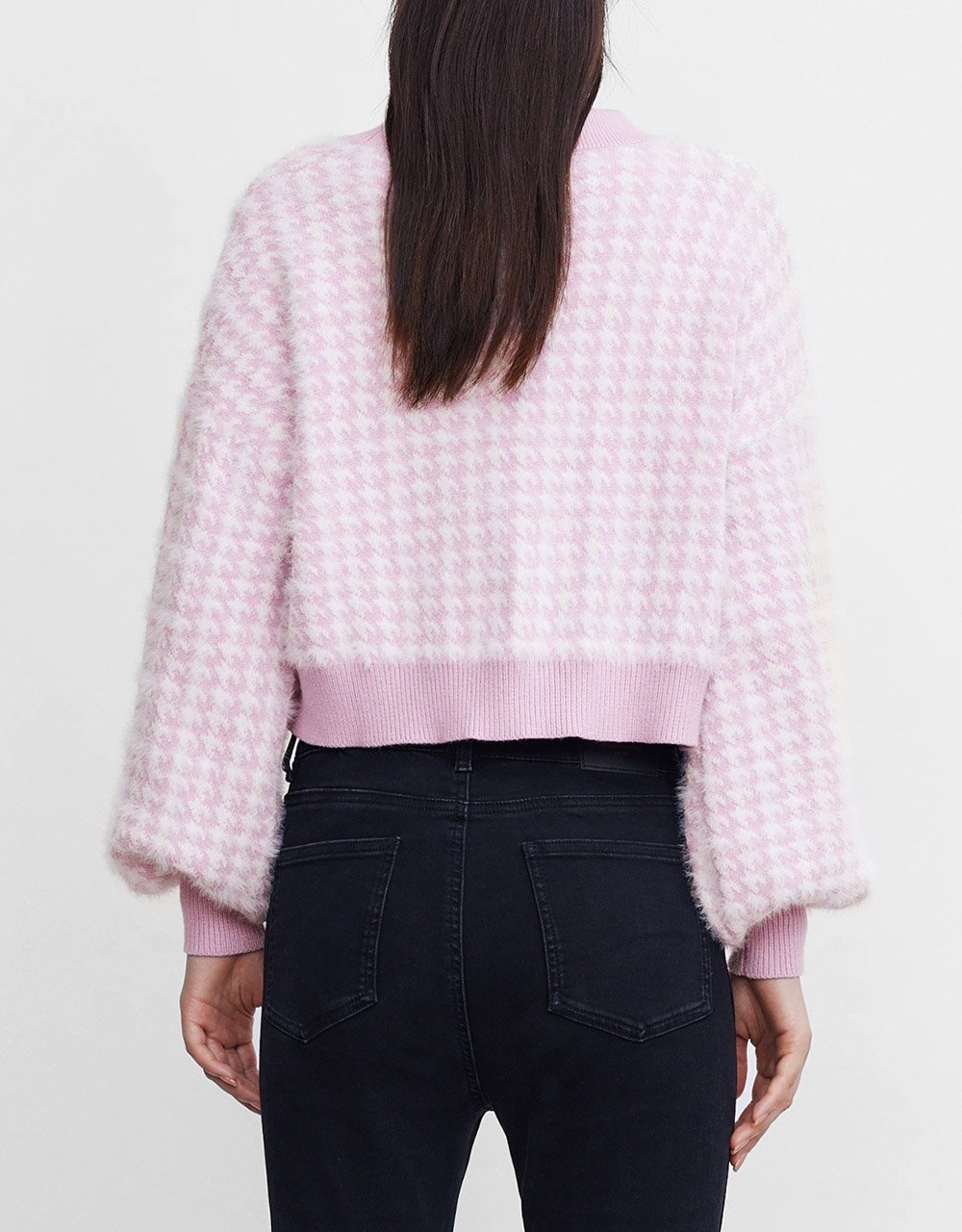 Contrast Trim Button Front Cardigan