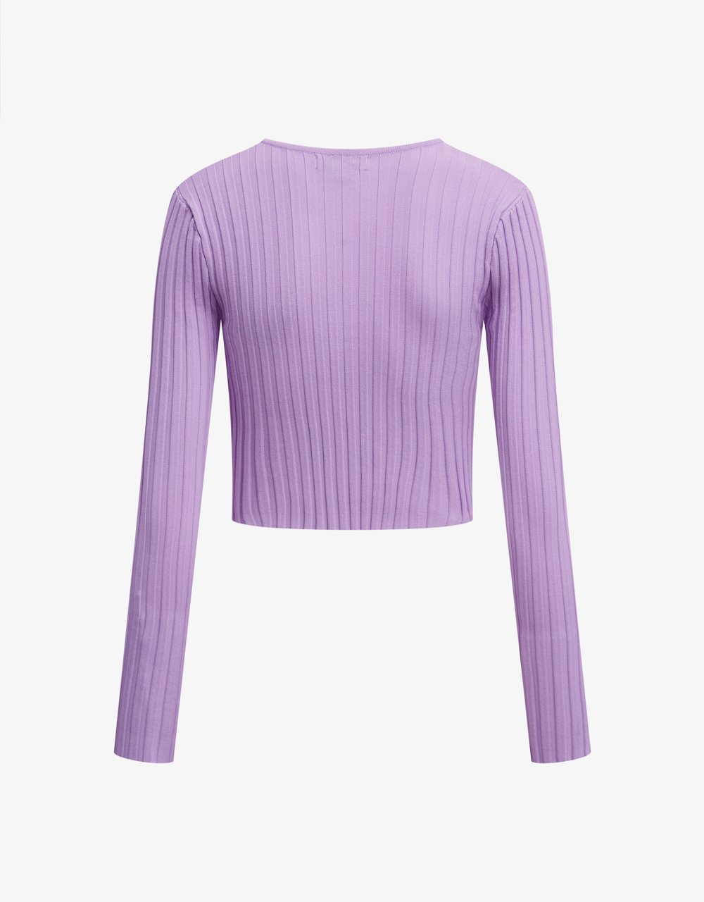 Button Up Rib Knit Cardigan