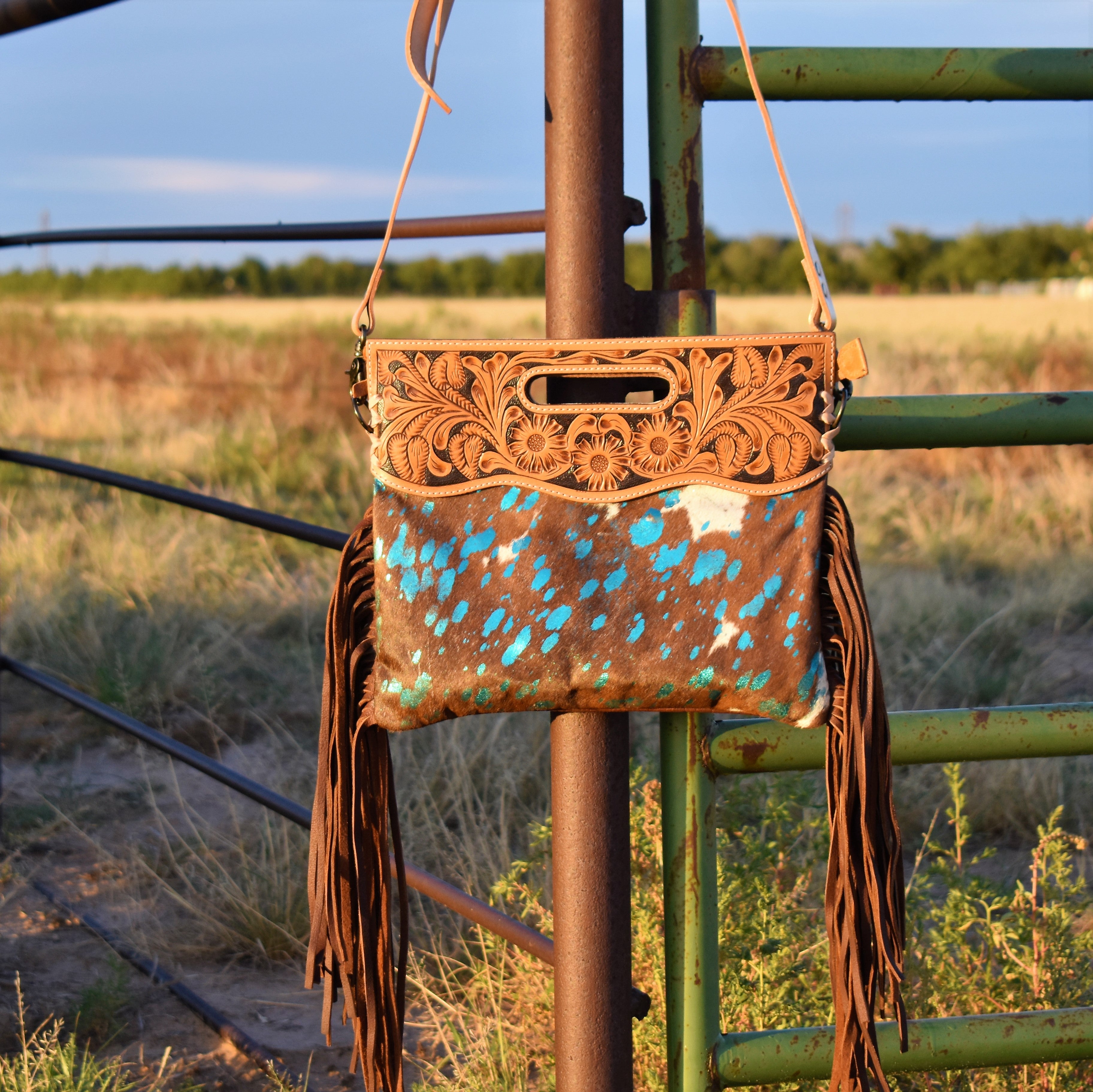 American Palomino Turquoise Purse