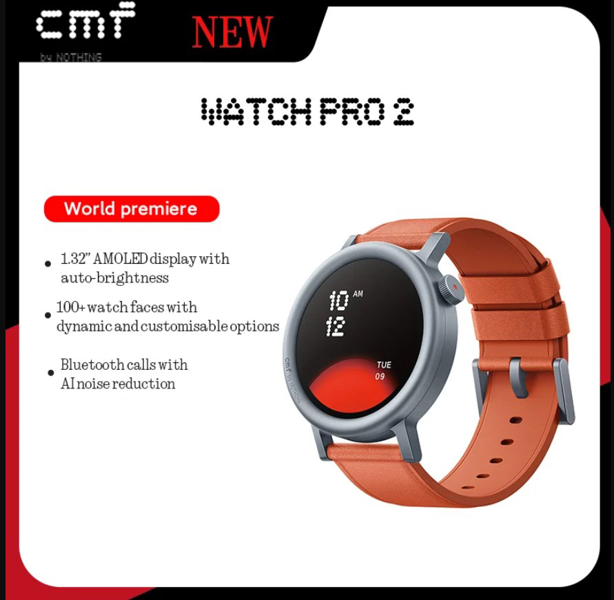 Nothing Phone 3a Smartwatch CMF By Nothing Pro Design Moderno