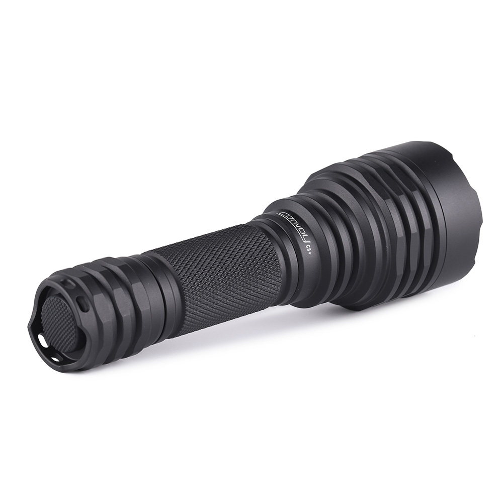 Convoy C8+ black 18650 flashlight - Convoy flashlight