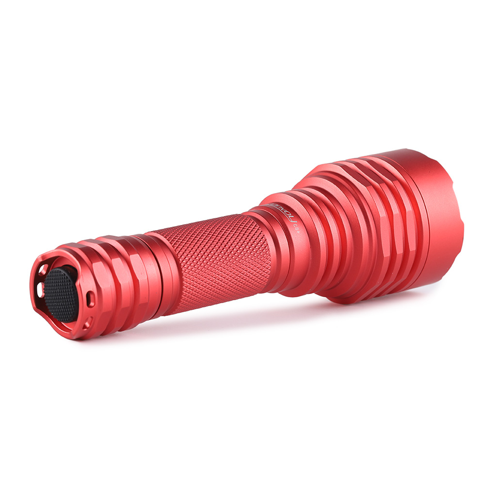 Convoy C8+ red 18650 flashlight - Convoy flashlight