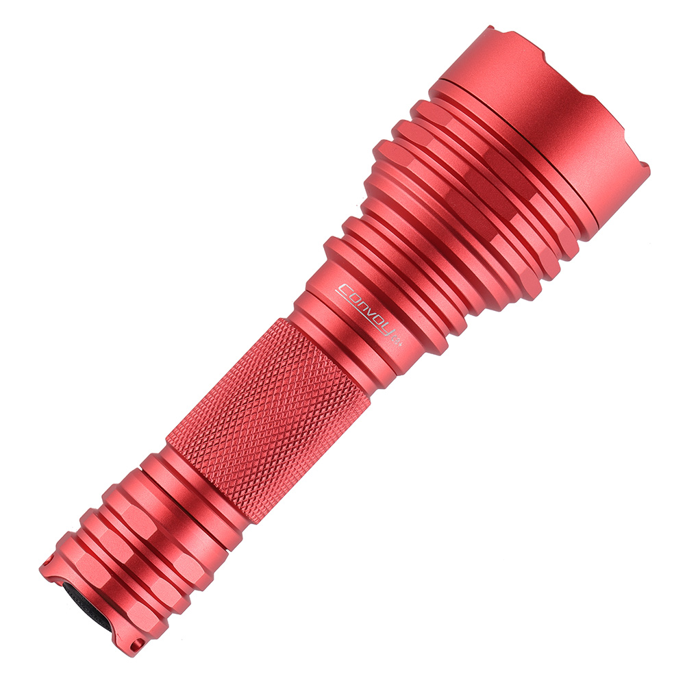 Convoy C8+ red 18650 flashlight - Convoy flashlight