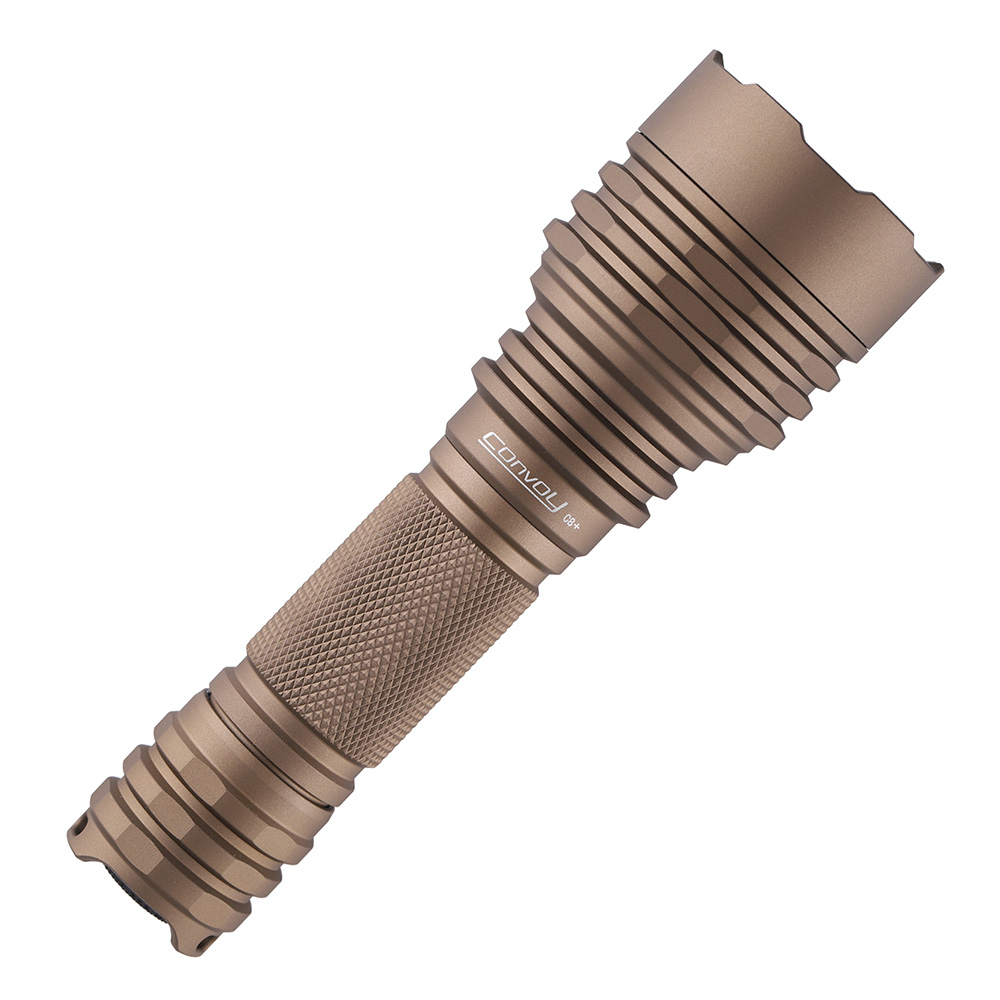 Convoy C8+ tan 18650 flashlight - Convoy flashlight