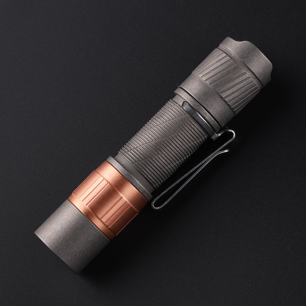 Convoy T3 copper head titanium stonewash AA 14500 flashlight - Convoy  flashlight