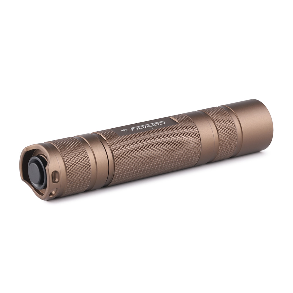 Convoy S2+ tan 18650 flashlight - Convoy flashlight