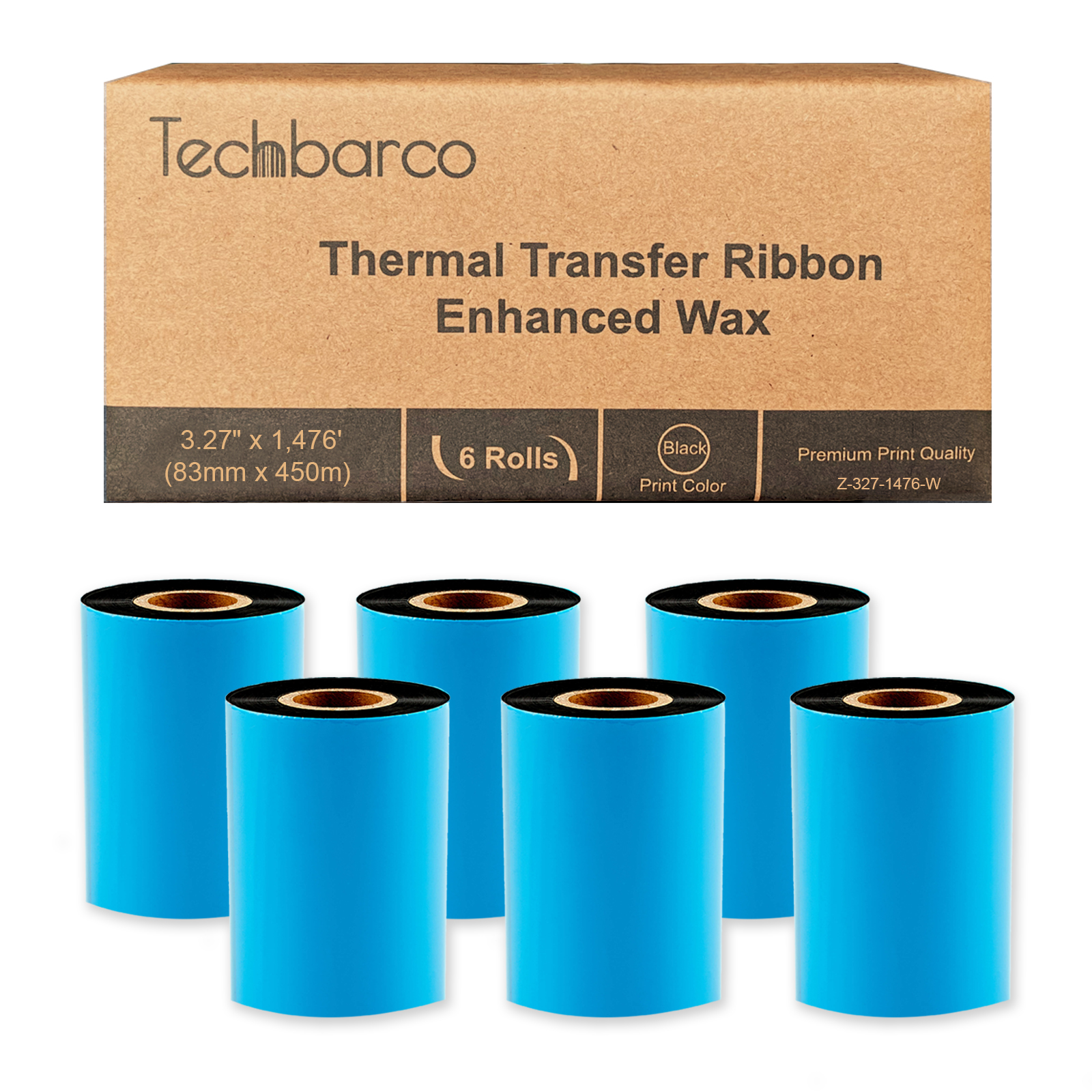 Enhanced Wax Transfer Ribbons | 6 Rolls 3.27