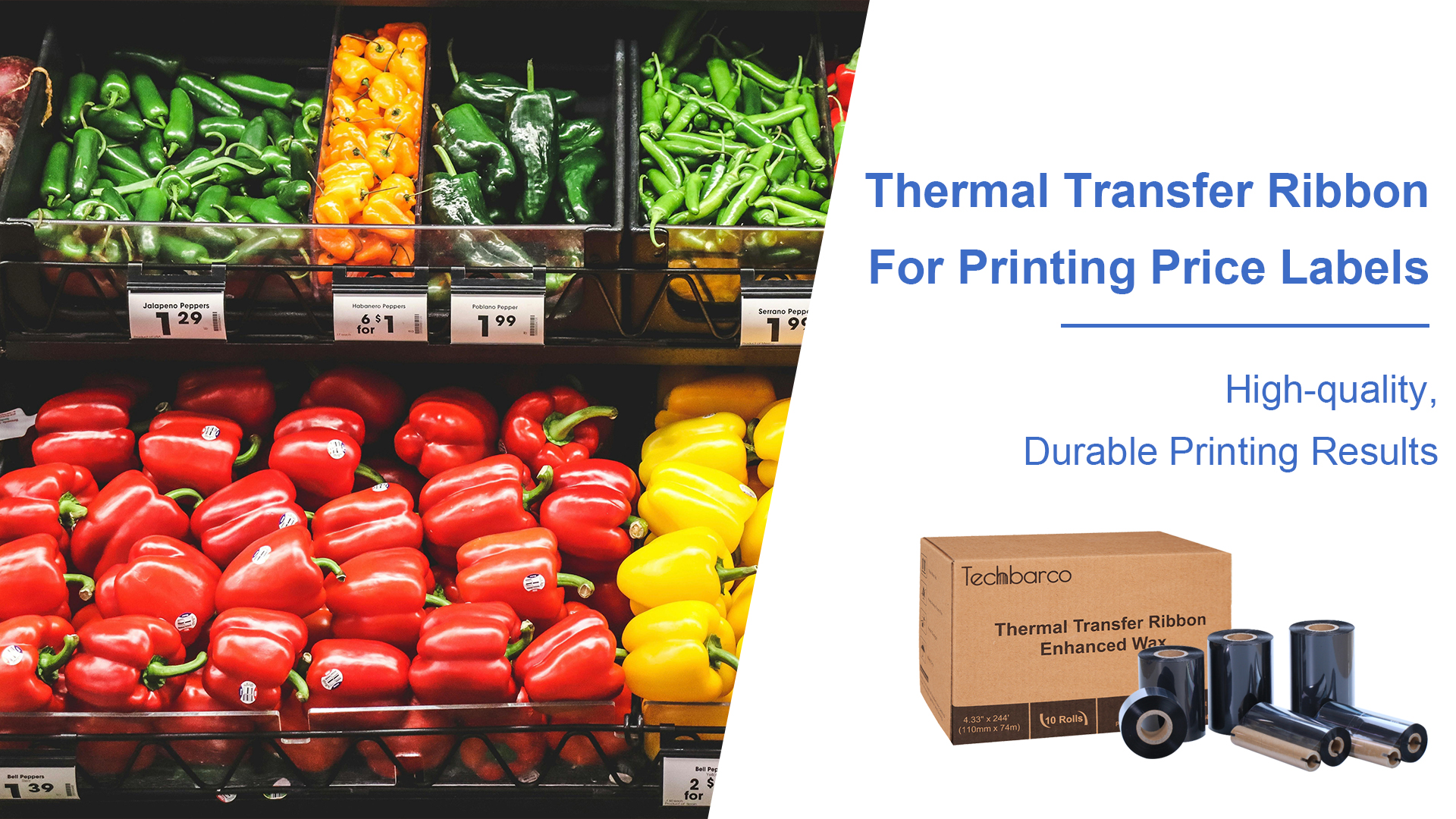 Use Thermal Transfer Ribbon Printing Long-Lasting Price Labeling