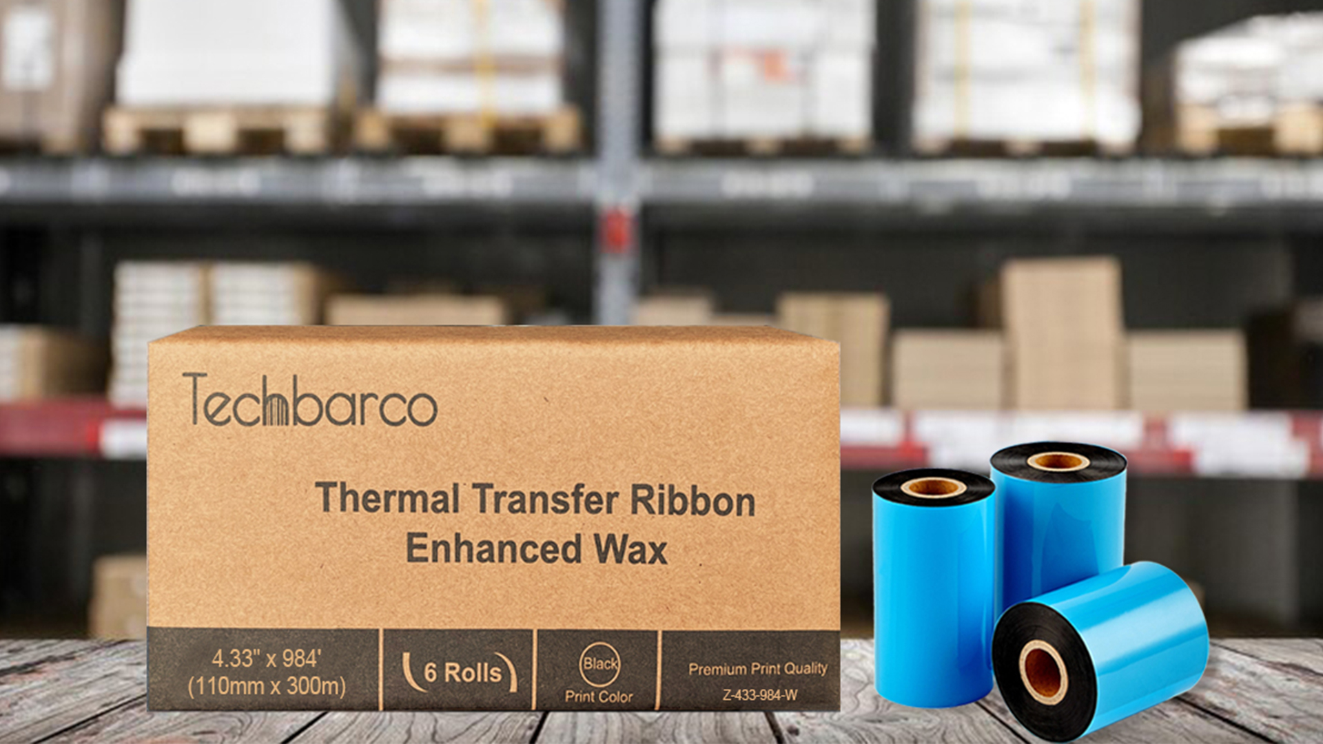 Elevate Barcode Printing and Labeling Processes with Techbarco's Thermal Transfer Ribbons