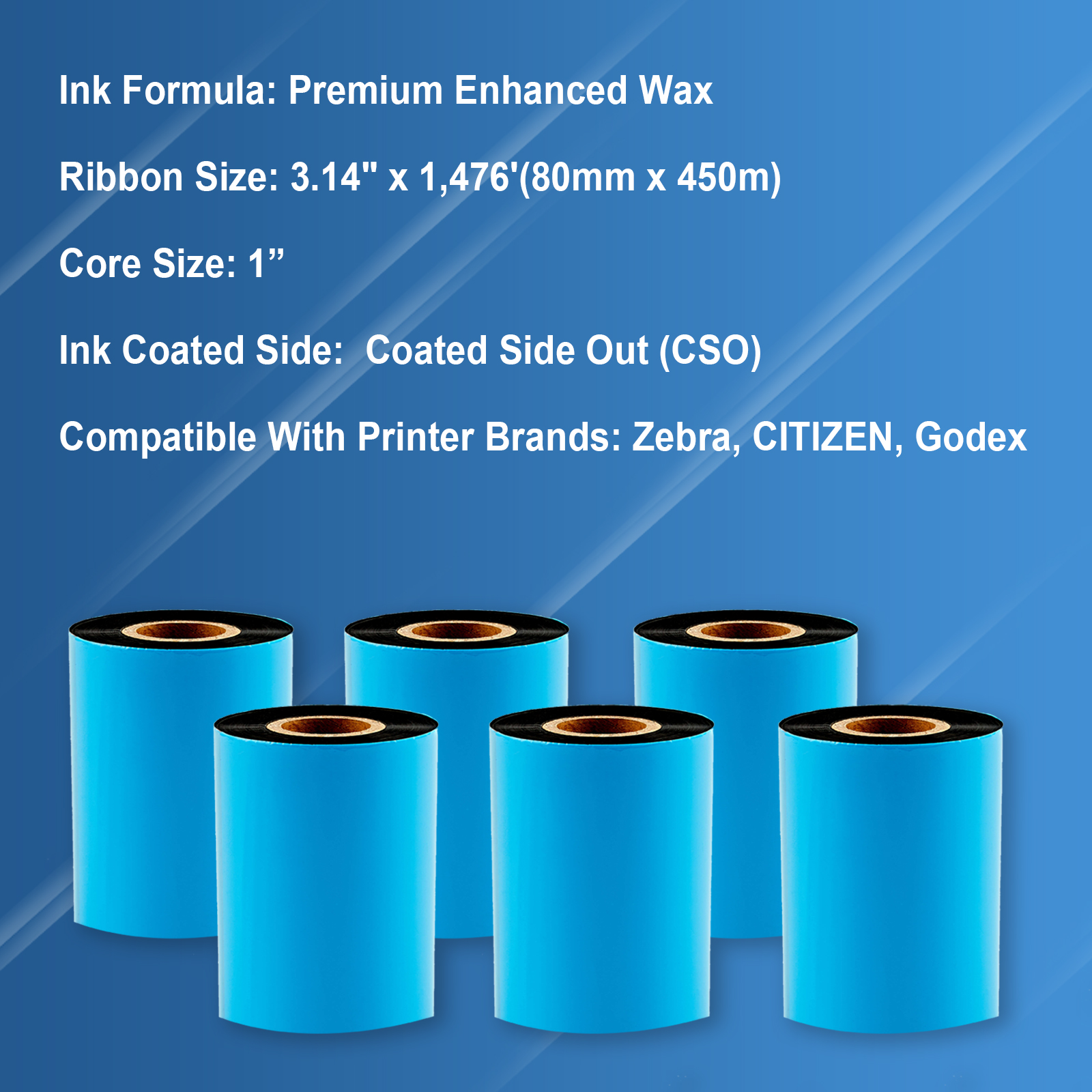 6 Rolls 3.14