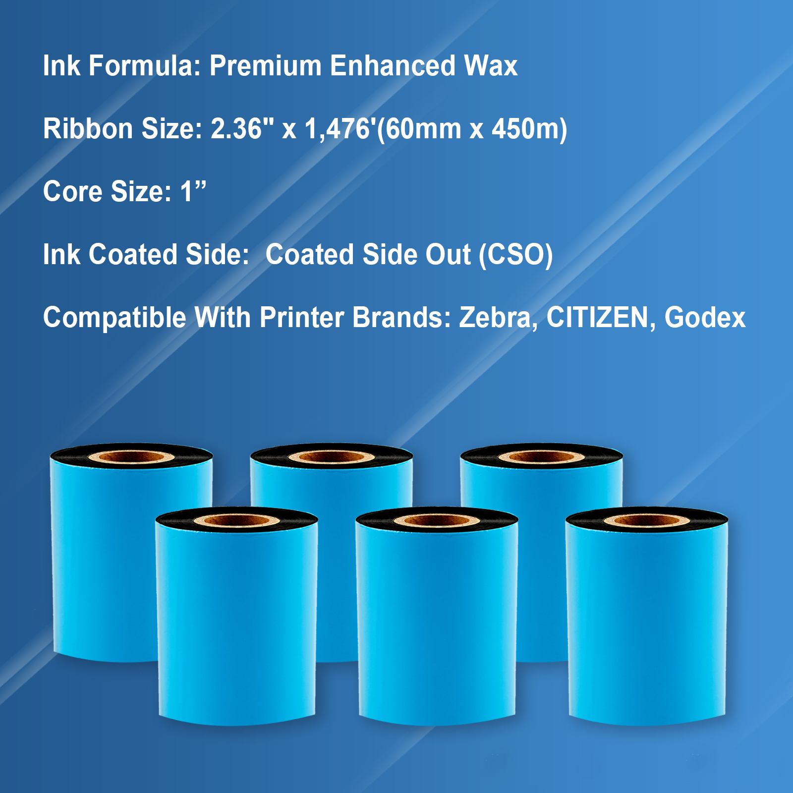 6 Rolls 2.36