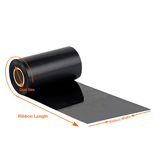 dimensions of thermal transfer ribbon