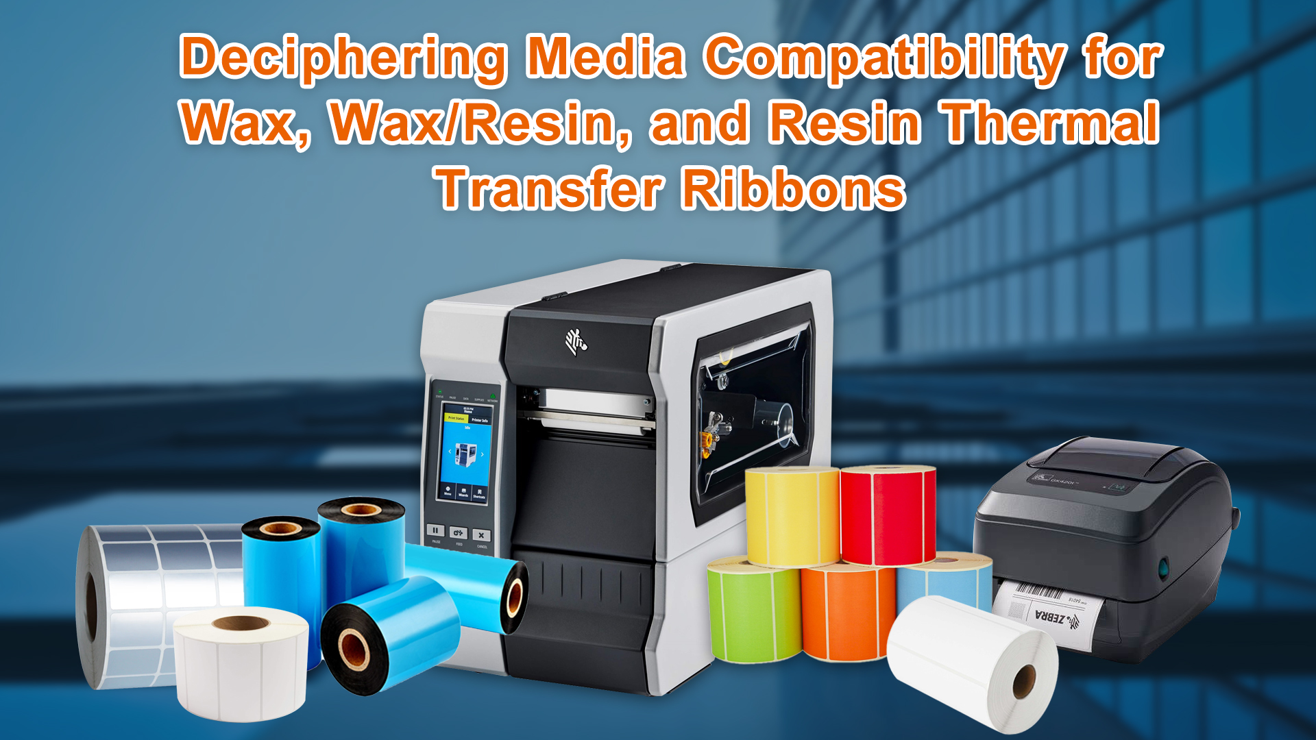 Deciphering Media Compatibility for Wax, Wax/Resin, and Resin Thermal Transfer Ribbons