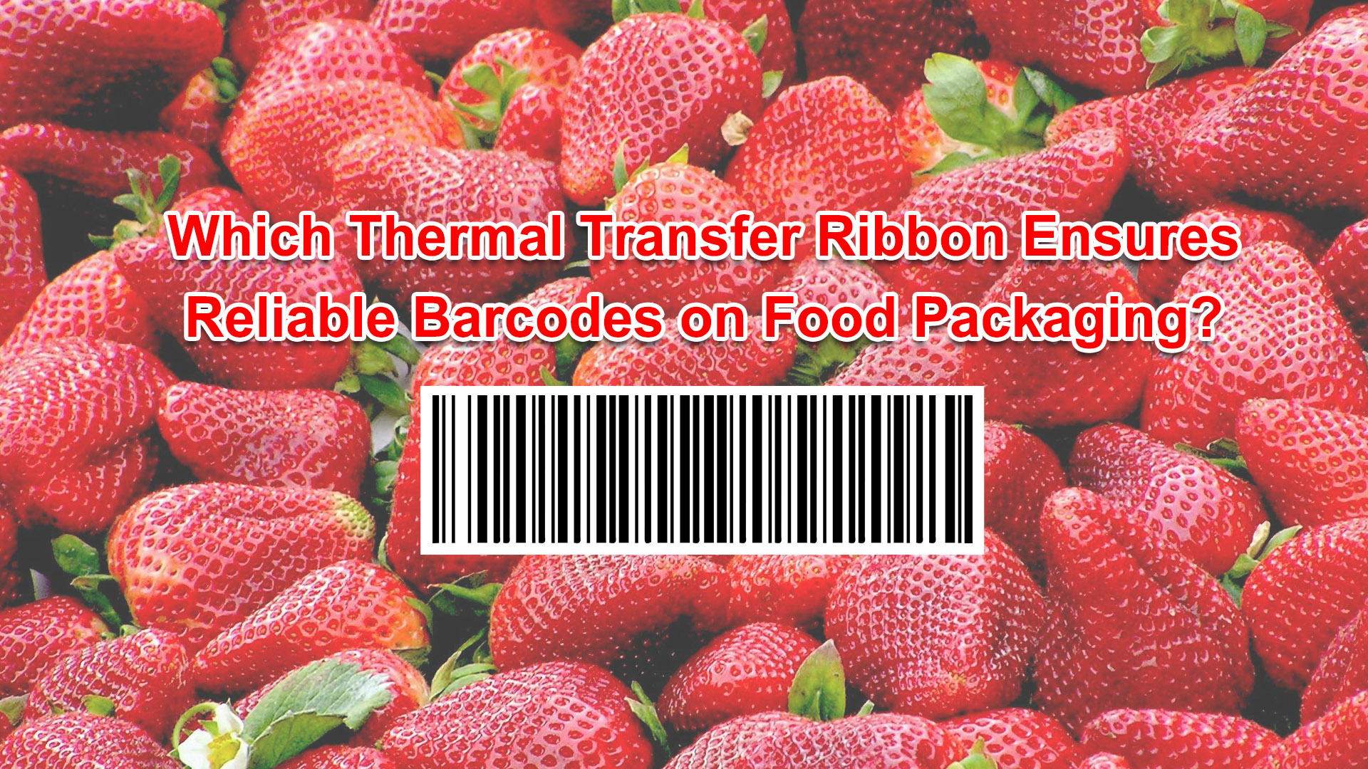 Which Thermal Transfer Ribbon Ensures Reliable Barcodes on Food Packaging?