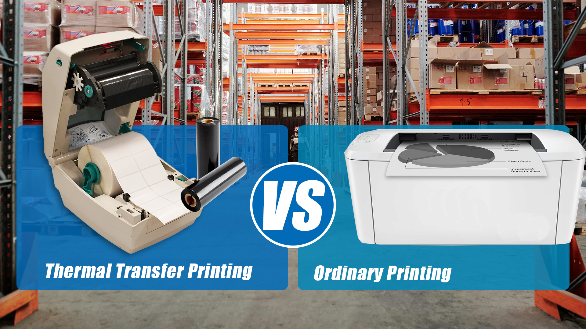 Ordinary Printing vs. Thermal Transfer Printing: What Is Different?