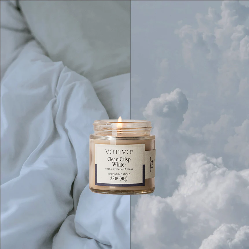 Clean Crisp White Discovery Candle