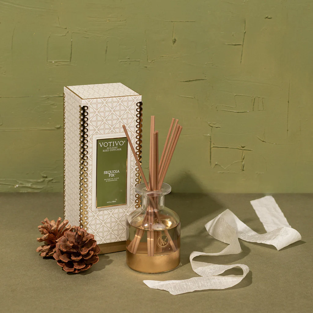 Sequoia Fir Holiday Reed Diffuser