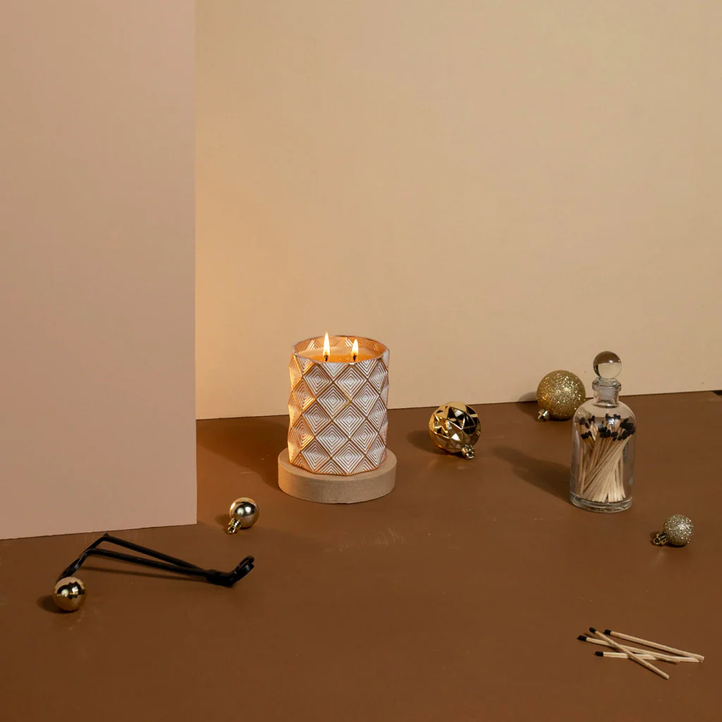 Spiced Chai Holiday Decorative Candle